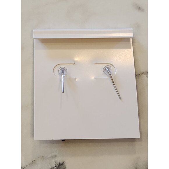 Sterling Silver Colorful Millefiori Glass Bead Dangle Earrings - Picture 3 of 5